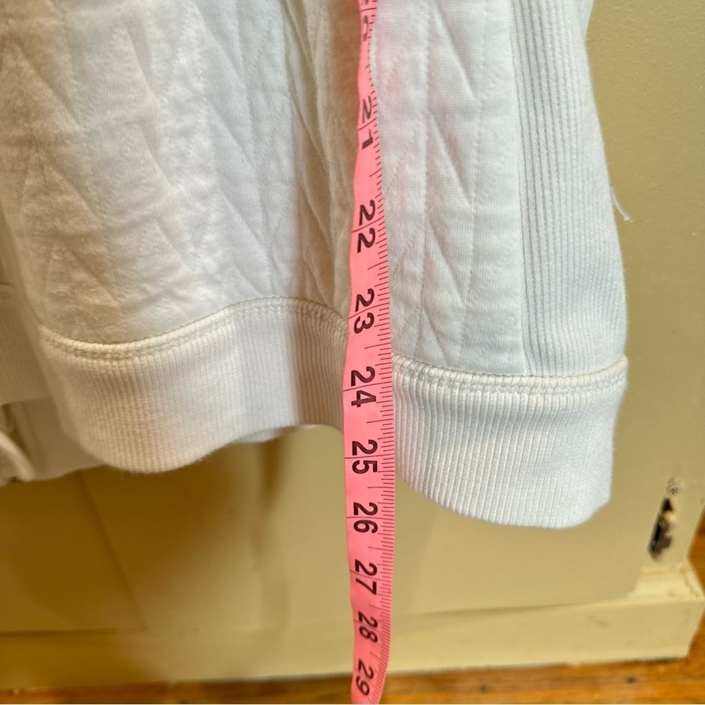 T by Talbots Womens Side Pockets Zip Up White Creamy Vest Size Large - Picture 3 of 10